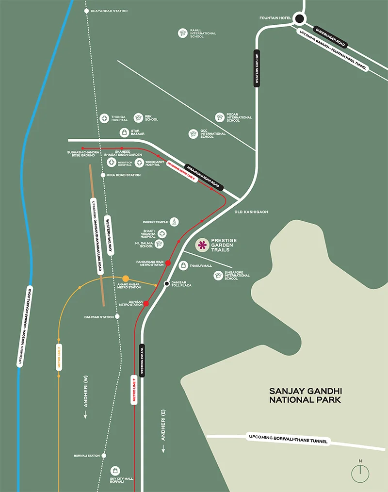 Thanekar Bkc Location Map in Badlapur katrap city